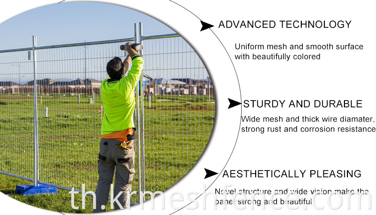 High standard movable Australia market temporary fence